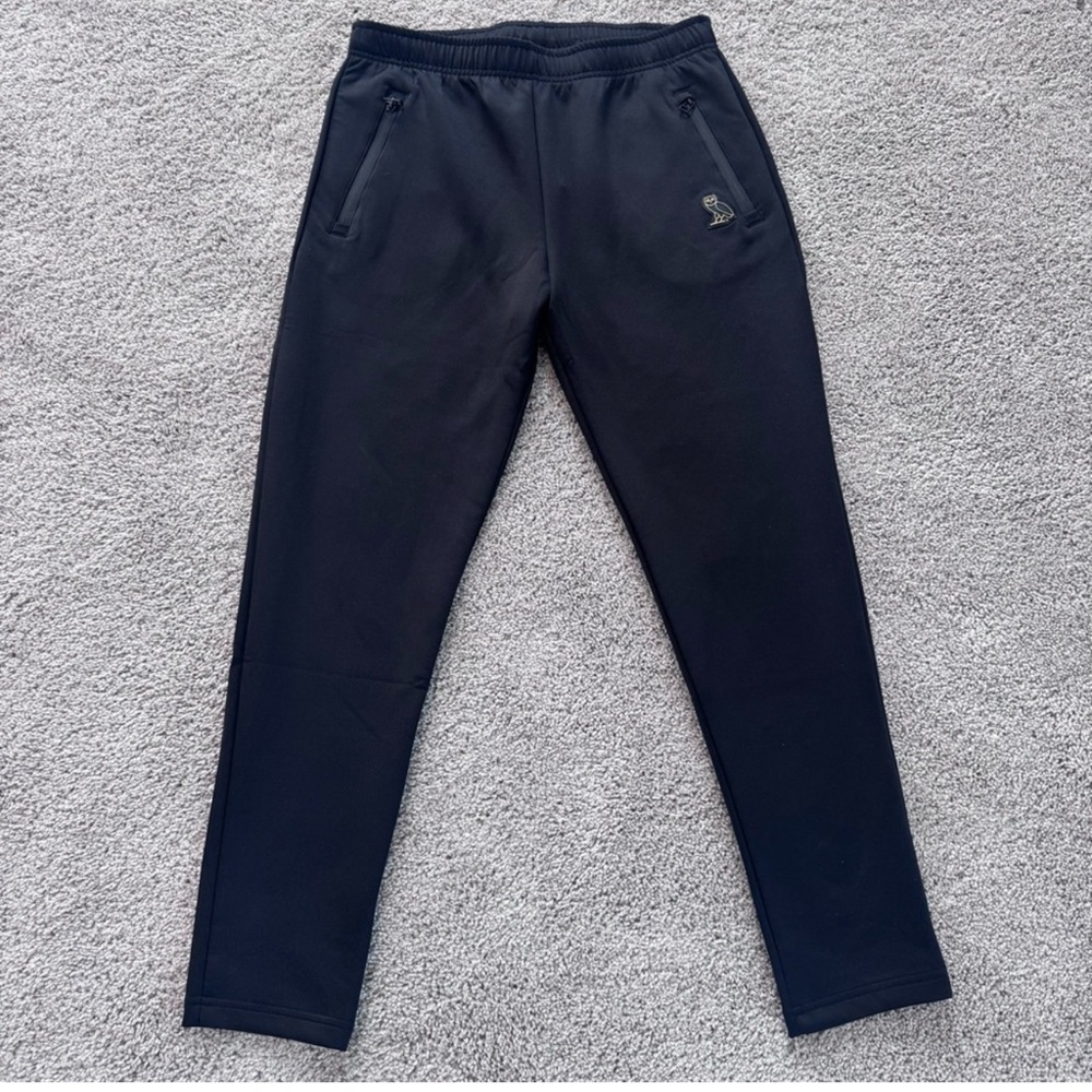 Drake OVO - Octobers Very Own Mens Size Large Black Track Pants sweat pants